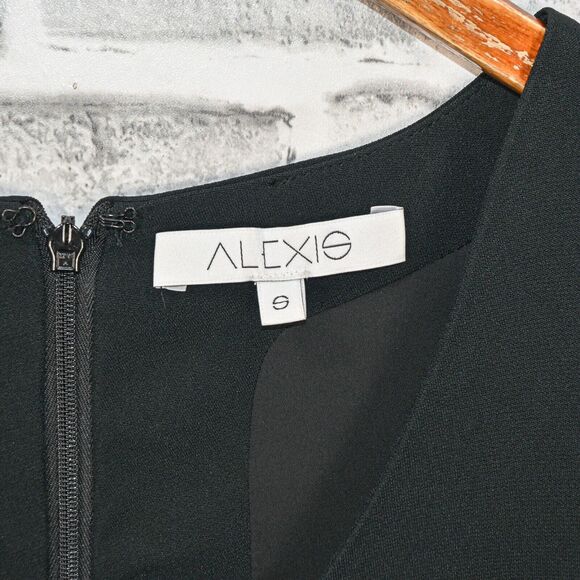 ALEXIS Women's Ellena Puff Sleeve Mini Dress in Black size Small - Picture 2 of 12